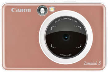 Фотокамера Canon Zoemini S розовый 8Mpix microSDXC 30minF/Li-Ion (3879C007)