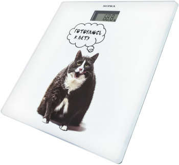 SUPRA Весы кухонные электронные  BSS-2005 макс.вес:5кг белый