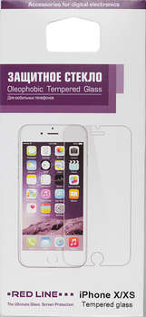 Аксессуар для смартфона REDLINE Защитное стекло для экрана  для Apple iPhone X/XS 1шт.