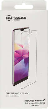 Аксессуар для смартфона REDLINE Защитное стекло для экрана  черный для Huawei Honor 8C 1шт.