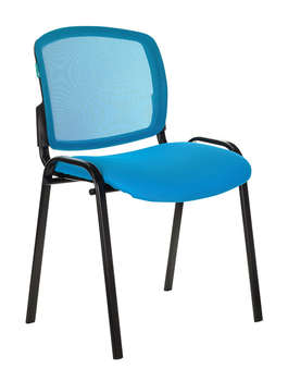 Кресло, стул БЮРОКРАТ Стул ВИКИ спинка сетка голубой TW-31 TW-55 сетка/ткань