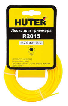 Аксессуар для садового инструмента HUTER Леска для садовых триммеров R2015 d=2мм L=15м для GET-1200SL
