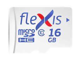 Карта памяти Flexis microSDHC 16GB class10 U1 R/W 80/45 MB/s w/o adapter, made in Russia