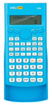 Калькулятор DELI научный E1710A/BLU синий 10+2-разр.