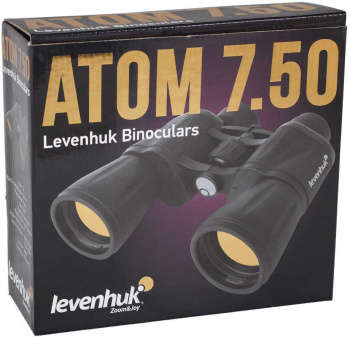 Бинокль Levenhuk 7-7x 50мм Atom черный 67681