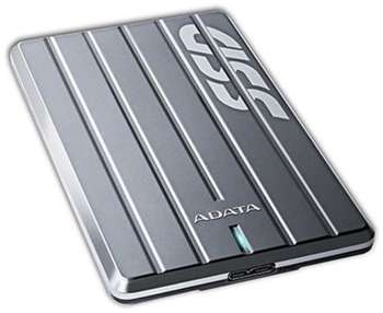 Внешний накопитель ADATA SC660H USB3.0 Mobile Premier SSD Titanium ASC660H-256GU3-CTI