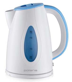 Чайник POLARIS PWK 1752C голубой/белый 1.7л. 2200Вт