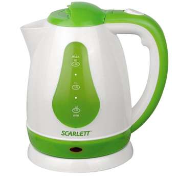 Чайник SCARLETT SC-EK18P30 белый/зеленый