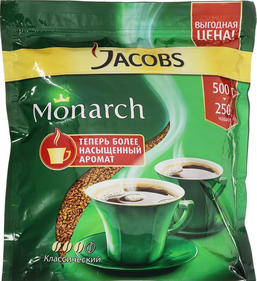 Кофе Jacobs растворимый Monarch 500г.