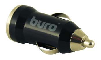 Автоаксессуар BURO Автомобильное зар./устр. TJ-084 5W 1A USB универсальное черный