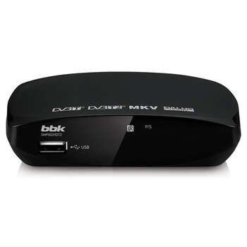 Спутниковый ресивер Ресивер DVB-T2 BBK SMP002HDT2 черный