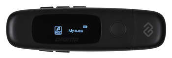 MP3-плеер Digma Плеер Flash U4 8Gb черный/0.91"/FM/microSDHC