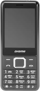 Сотовый телефон Digma Мобильный телефон LINX B280 32Mb серый моноблок 2Sim 2.8" 240x320 0.08Mpix GSM900/1800 FM microSD max16Gb