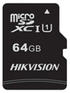Карта памяти HIKVISION Флеш карта microSDXC 64GB HS-TF-C1/64G/Adapter + adapter