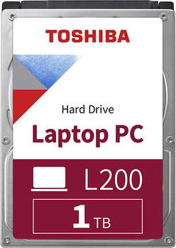 Жесткий диск HDD Toshiba Жесткий диск SATA-III 1Tb HDWL110UZSVA Notebook L200 Slim  128Mb 2.5"