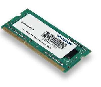 Оперативная память Patriot Модуль памяти для ноутбука SODIMM 4GB PC12800 DDR3 PSD34G160081S PATRIOT