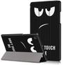 Аксессуар для планшета IT Baggage Чехол для планшета SAMSUNG Galaxy Tab A7 10.4 2020 T505/T500/T507 черный с рисунком ITSSA7104-7