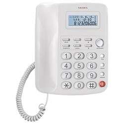 Телефон TEXET TX-250 белый {Автоответчик: нет. Дисплей: есть. Органайзер: часы. Память : 1.}