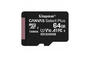 Карта памяти Kingston microSDXC Canvas Select Plus, 64 Гб, UHS-I Class 10 U1 A1, без адаптера