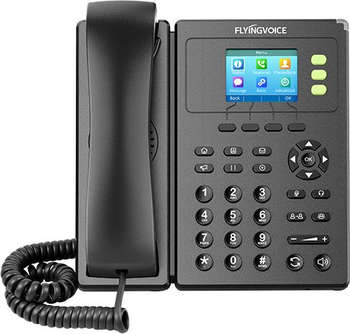 VoIP-оборудование FLYINGVOICE Телефон IP FIP11C черный