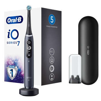 Зубная щетка Oral-B электрическая iO Series 7 Onyx черный