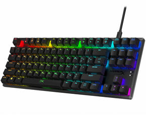 Клавиатура HYPERX Alloy Core RGB черный USB Multimedia for gamer LED