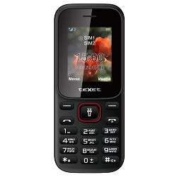 Смартфон TEXET ТМ-128 Мобильный телефон цвет черный-красный