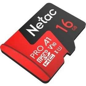 Карта памяти Netac Micro SecureDigital 16GB MicroSD card P500 Extreme Pro, retail version w/SD adapter