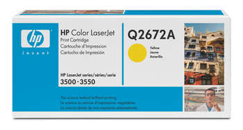 Картридж HP Color LaserJet Q2672A Yellow/Желтый