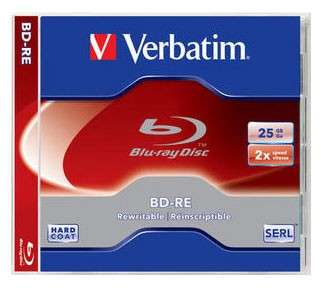 Оптический диск Verbatim BD-RE 25Gb, 2x