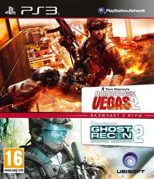 Игра для приставки Sony Tom Clancy's Rainbow Six Vegas 2 & Tom Clancy's Ghost Recon: Advanced Warfighter 2 Double Pack [PS3, русская документация]