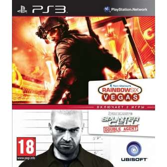 Игра для приставки Sony Tom Clancy's Splinter Cell Double Agent & Tom Clancy's Rainbow Six Vegas Double Pack [PS3, русская документация]