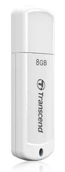 Flash-носитель Transcend 8Gb JetFlash 370 TS8GJF370 USB2.0 белый