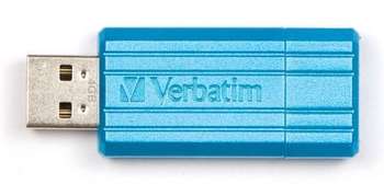 Flash-носитель Verbatim 16Gb PinStripe 49068 USB2.0 синий