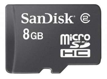 Карта памяти SanDisk Флеш карта SDHC 8Gb Class4 SDSDQM-008G-B35 without adapter