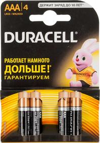 Аккумулятор DURACELL Basic LR03-4BL AAA
