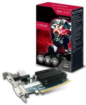 Видеокарта Sapphire PCI-E ATI R5 230 1G Radeon R5 230 1024Mb 64bit DDR3 625/667 DVI/HDMI/CRT/HDCP bulk