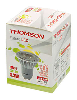 Лампа THOMSON RTMR-1643GU10-WW warm white MR16 GU10 4.3W 150lm