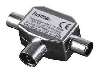Телевизионная антенна Hama Сплиттер антенный H-43159 Coax