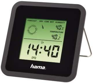 Погодная станция Hama Термометр  TH50 черный