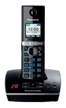 Телефон Panasonic Р/ Dect KX-TG8061RUB черный автооветчик АОН
