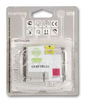 Струйный картридж CACTUS CS-EPT0553 пурпурный для Epson Stylus RX520/Stylus Photo R240