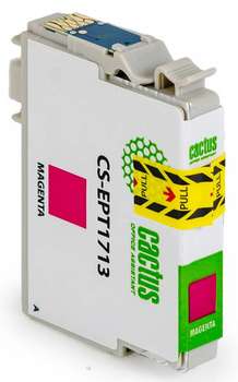 Струйный картридж CACTUS CS-EPT1713 пурпурный для Epson XP-33/103/203/207/303/306/403/406