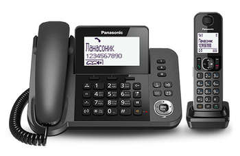 Телефон Panasonic Р/ Dect KX-TGF310RUM серый металлик АОН