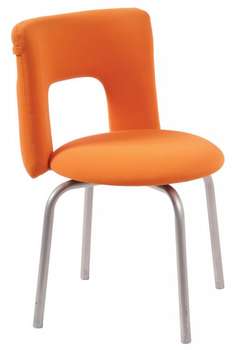 Кресло, стул БЮРОКРАТ KF-1/ORANGE26-29-1 вращающийся оранжевый 26-29-1