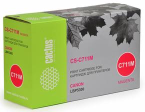 Картридж CACTUS CS-C711M пурпурный для Canon LBP5300