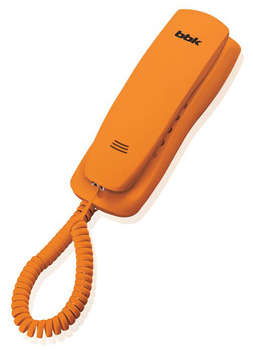 Телефон BBK проводной BKT-105 RU оранжевый