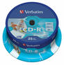 Оптический диск Verbatim CD-R 700Mb 52x Cake Box 43439