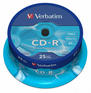 Оптический диск Verbatim CD-R 700Mb 52x Cake Box 43432