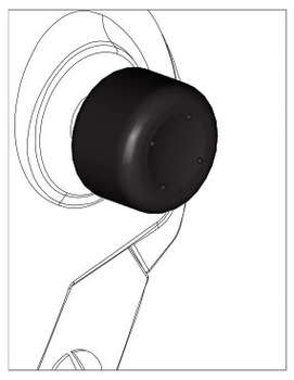 Аксессуар для игровой приставки Hama Накладки для кнопок контроллера  StickPads черный для: Xbox One